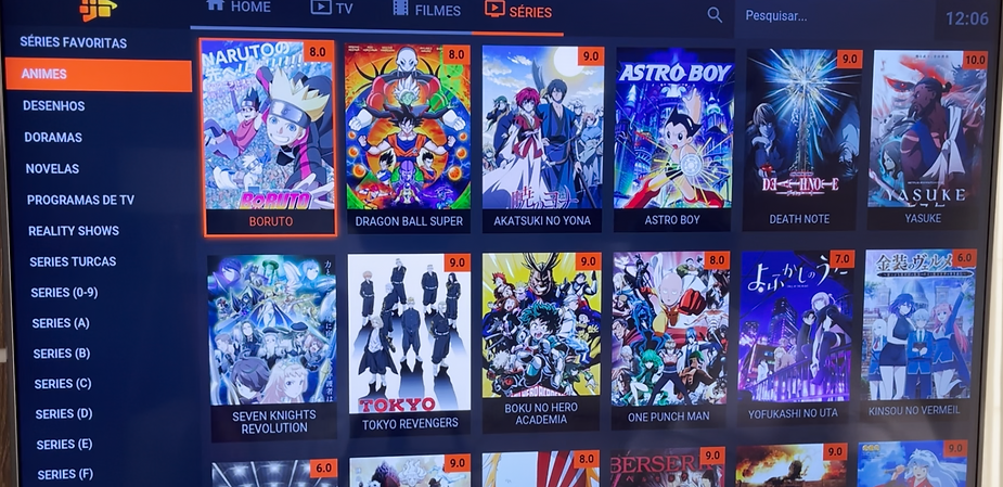 Series servidor BladeUHD app Smart STB - TV Smart